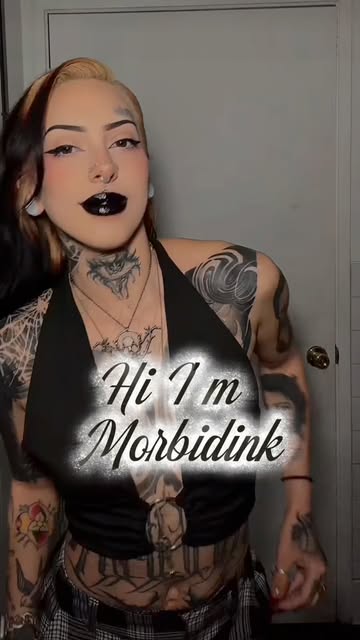 Miss Morbid introducing herself as Morbidink
